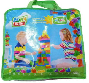 ASYA-PLAYBLOX BLOCK  NEON  133 PCS BAG GIRLS&BOYS (6)