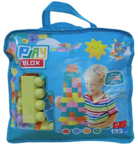 ASYA-PLAYBLOX BLOCK PASTEL 133 PCS BAG GIRLS&BOYS (6)