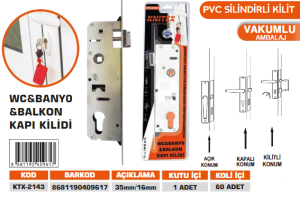 KNITEX-D9 PİMAPEN SİLİNDİRLİ KAPI KİLİDİ VKM KTX-2143