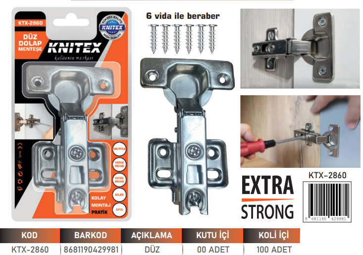 KNITEX-DEVE BOYNU MENTEŞE DÜZ KTX-2860