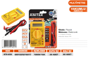 KNITEX-DİJİTAL ÖLÇÜ ALETİ KTX-659