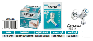 KNITEX-KNITEX ÇAMAŞIR MUSLUĞU KTX-010