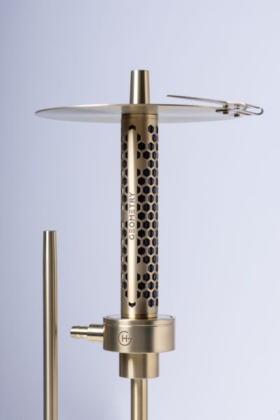 Geometry Hookah Full Gold DRAGON  Big Bro