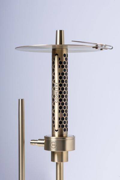 Geometry Hookah Full Gold DRAGON  Big Bro