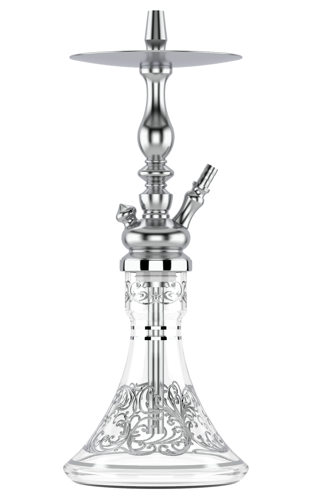 Mig Shisha Tradi M Silver Nargile Takımı