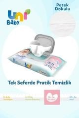 Uni baby Ilk Adım Islak Mendil Kapaklı 12li 624 Yaprak