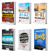 SIFIRDAN ORTA SEVİYEYE PRATİK İNGİLİZCE SETİ(6 KİTAP+VİDEO DERSLER)