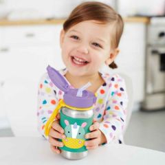 Pipetli Paslanmaz Çelik Suluk Unicorn
