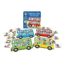 Toys Puzzle Little Bus Lotto Küçük Otobüs Tombala