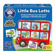 Toys Puzzle Little Bus Lotto Küçük Otobüs Tombala