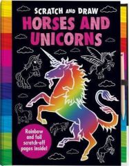 Scratch and Draw Unicorns & Horses Too! - Scratch Art Activity Book