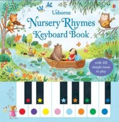 The Usborn Nursery Rhymes Keyboard Book Beyaz