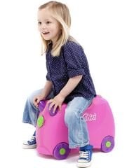 Binilebilen Çocuk Bavulu Pembe Trixie