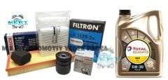 Citroen C4 1.2 Puretech Filtre Seti ve İneo Htc Motor Yağı 110 HP