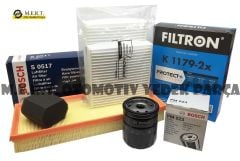 Citroen C4 1.2 Puretech Filtre Seti ve İneo Htc Motor Yağı 110 HP