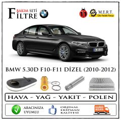 Bmw 5.30D F10 Dizel Filtre Bakım Seti (2010-2012)