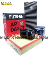 Vw Passat B5 1.6 / 1.8 Benzinli Filtre Bakım Seti (1996-2000) (485189823)