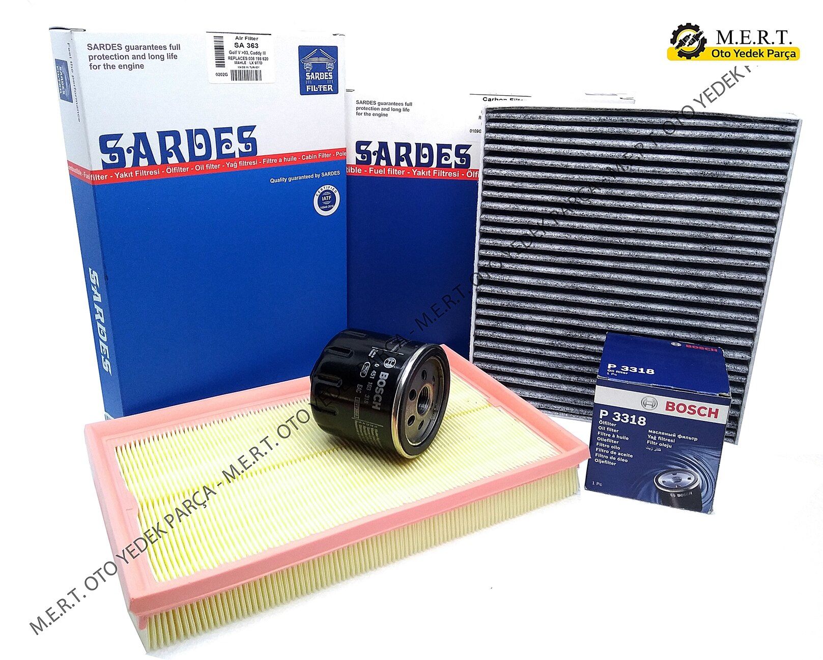 Seat Cordoba 1.4 16V Filtre Bakım Seti (2002-2009)