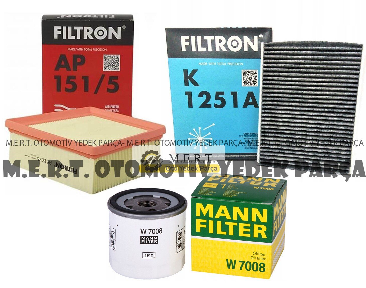 Ford Fiesta 1.6 Benzinli Filtre Bakım Seti (2012-2016)