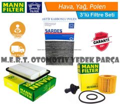 Toyota Corolla 1.6 Benzinli Filtre Bakım Seti (2009-2018) (483846953)