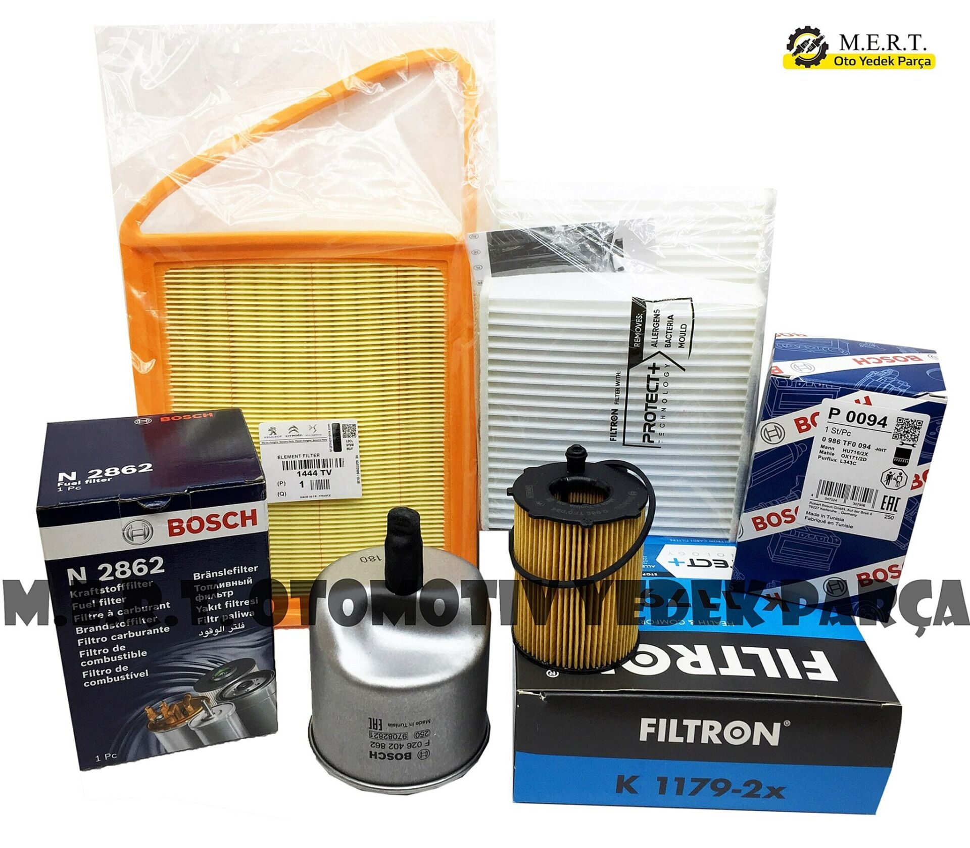 Citroen C4 Cactus 1.6 E-Hdi Filtre Bakım Seti (2014-2018)