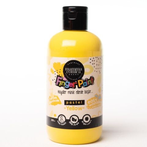 Pastel Sari Yıkanabilir Boya - 250ml