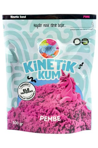 Mammacomica Dough Kinetik Kum - 500 gr pembe