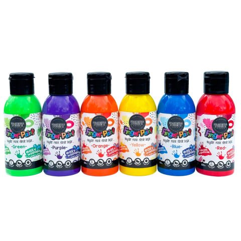 Kolay Yıkanabilir Parmak Boya 100ml (6X 100ML)