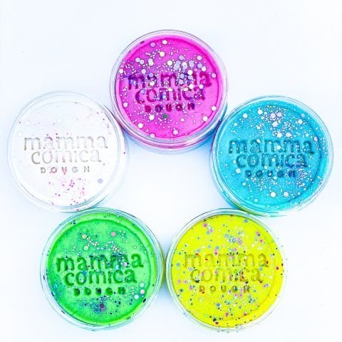 Sprinkle Glitter Doğal Oyun Hamuru 5*130gr