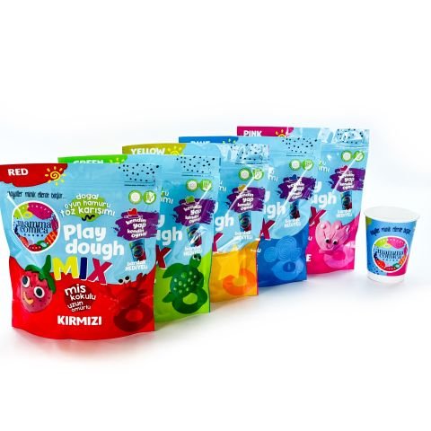 5'li Paket Kendin Yap Kendin Oyna Doğal Oyun Hamur Tozu