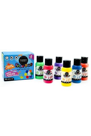 Yıkanabilir Parmak Boyası 6*50gr