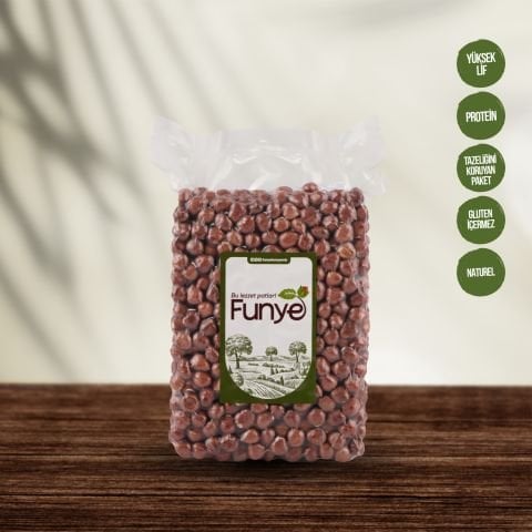 Naturel Çiğ İç Fındık 1000 Gr. Vakum Paket