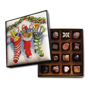 Yeni Yıl Temalı VIP Kutuda Spesiyal Çikolatalar