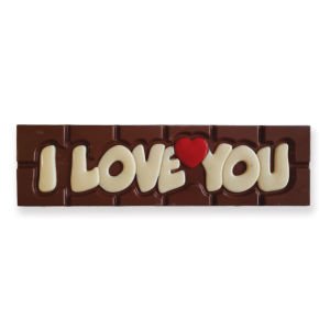 I Love You Yazılı Sevgiliye Hediye Çikolata