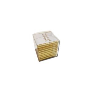 Asetat Kutuda 9 adet Sargılı Madlen Çikolata 5x5 cm