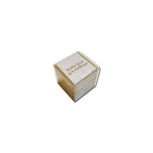 Asetat Kutuda 9 adet Sargılı Madlen Çikolata 5x5 cm
