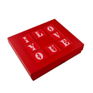 I Love You Yazılı 18 Adet Madlen Çikolata
