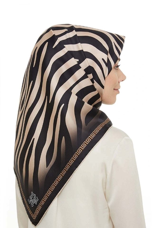 Alcanavm Levidor Legandary Zebra Desenli Trend Twil Eşarp