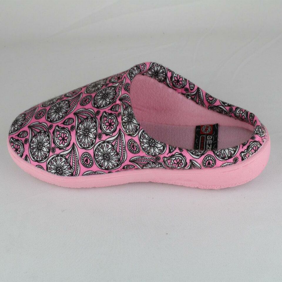 Gezer Desenli Pembe Ev Terliği