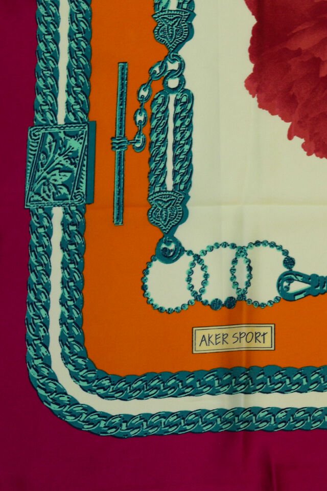 Alcan Avm AKER Krem Desenli Eşarp