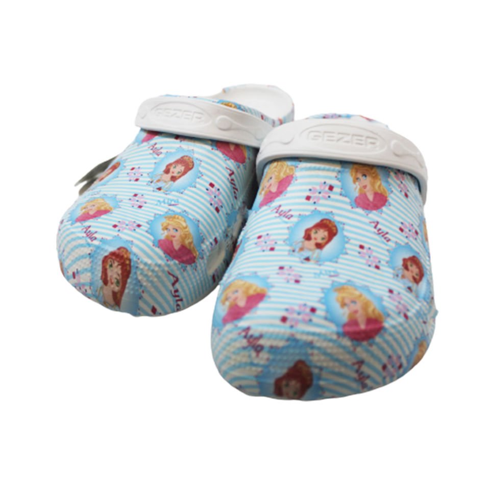 Gezer Çocuk Crocs Banyo Terliği Mavi Renkli