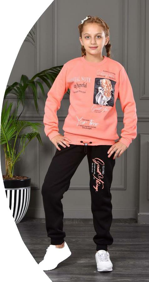 Alcanavm Esila Üç İplik Şardonlu Pembe, Kk Şarız Takım-2327