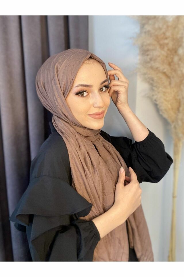 Alcanavm Bambu Kraş Şal Vizon