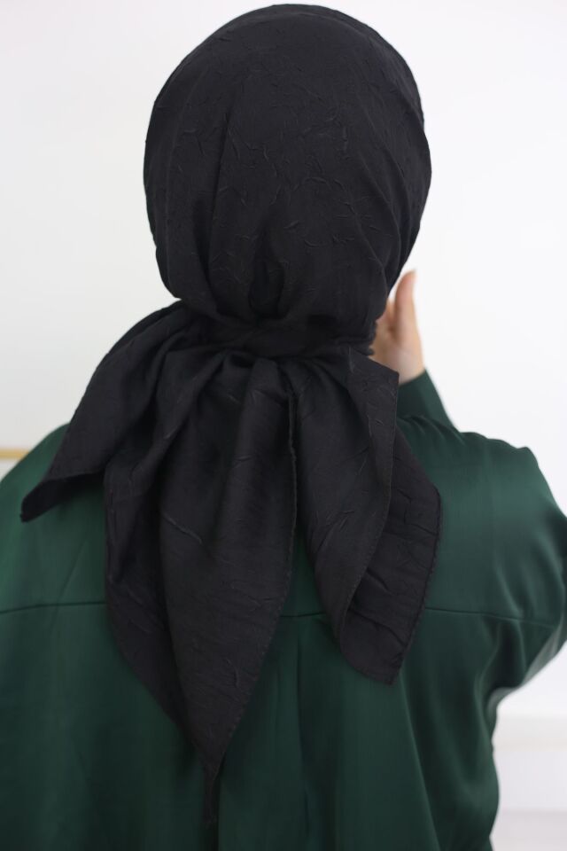 Bambu Kraş Eşarp - Siyah - Bked00001