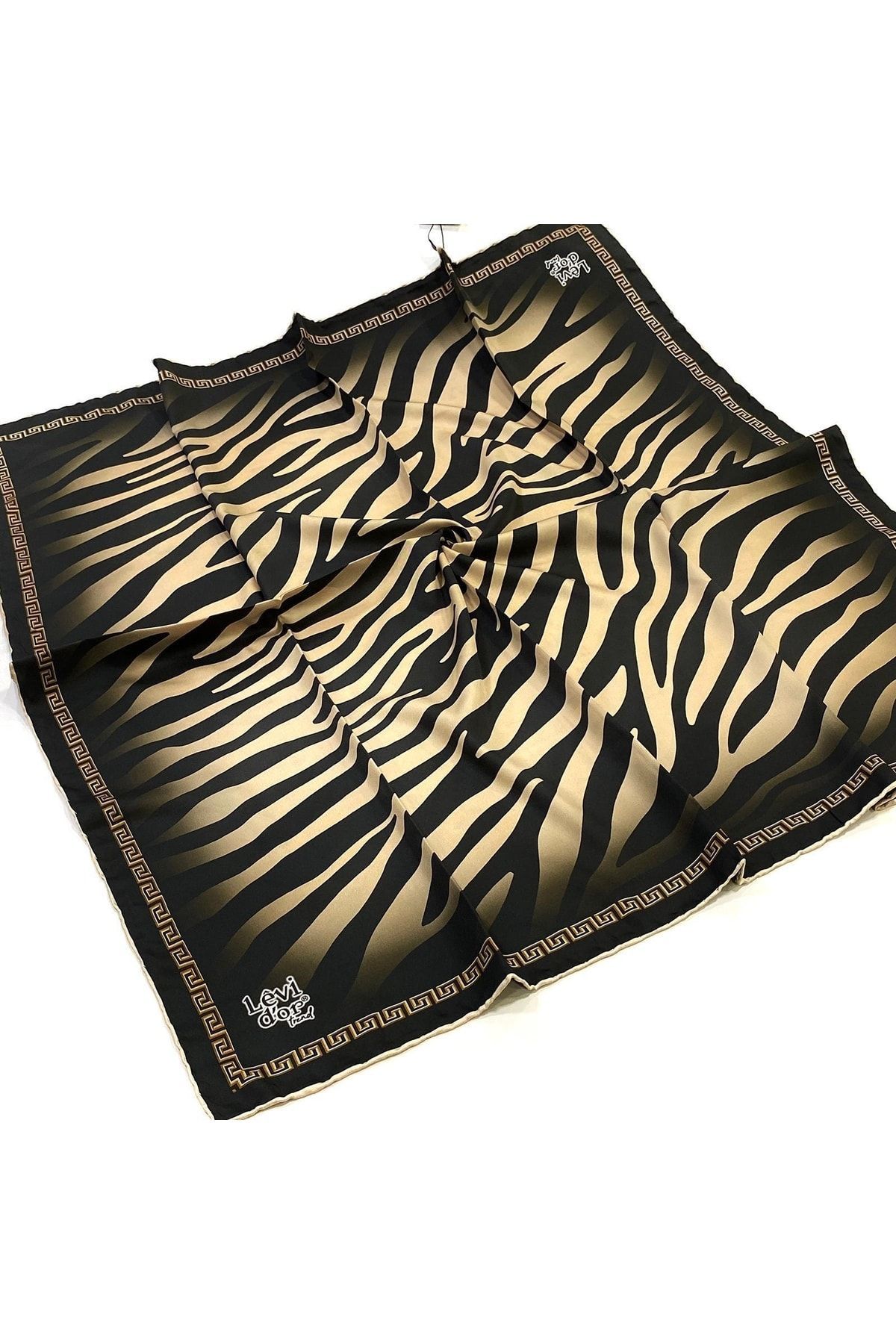 Trend Tivil Eşarp Zebra (ipek Değildi)