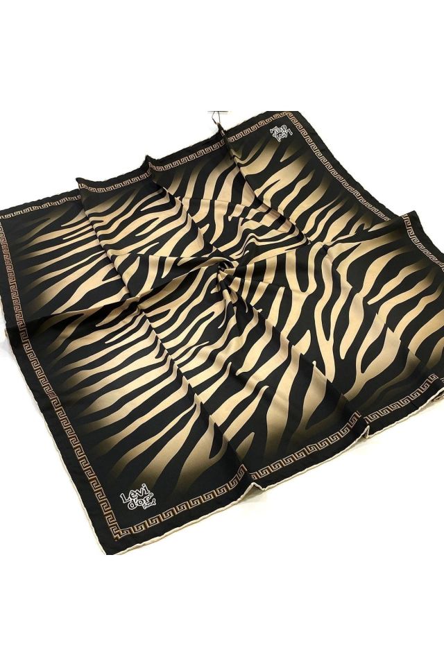 Trend Tivil Eşarp Zebra (ipek Değildi)