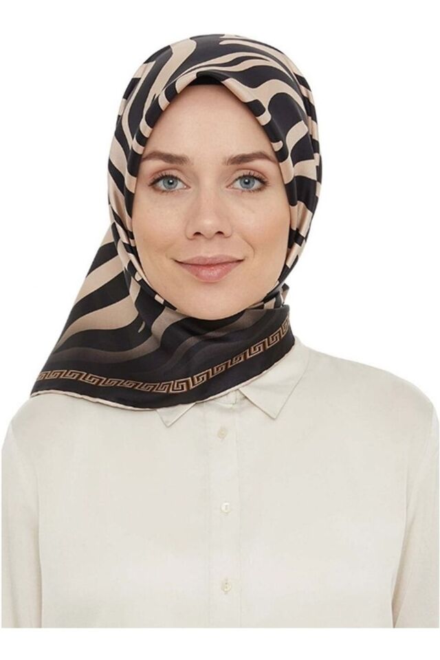 Yeni Sezon Zebra Desen Trend Twill Eşarp