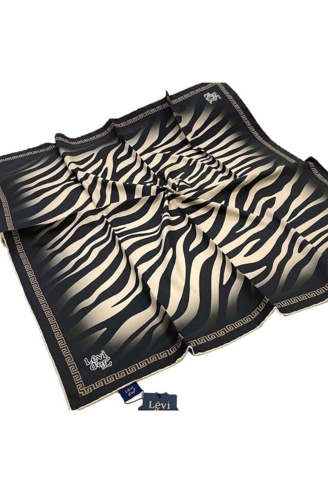 Yeni Sezon Zebra Desen Trend Twill Eşarp