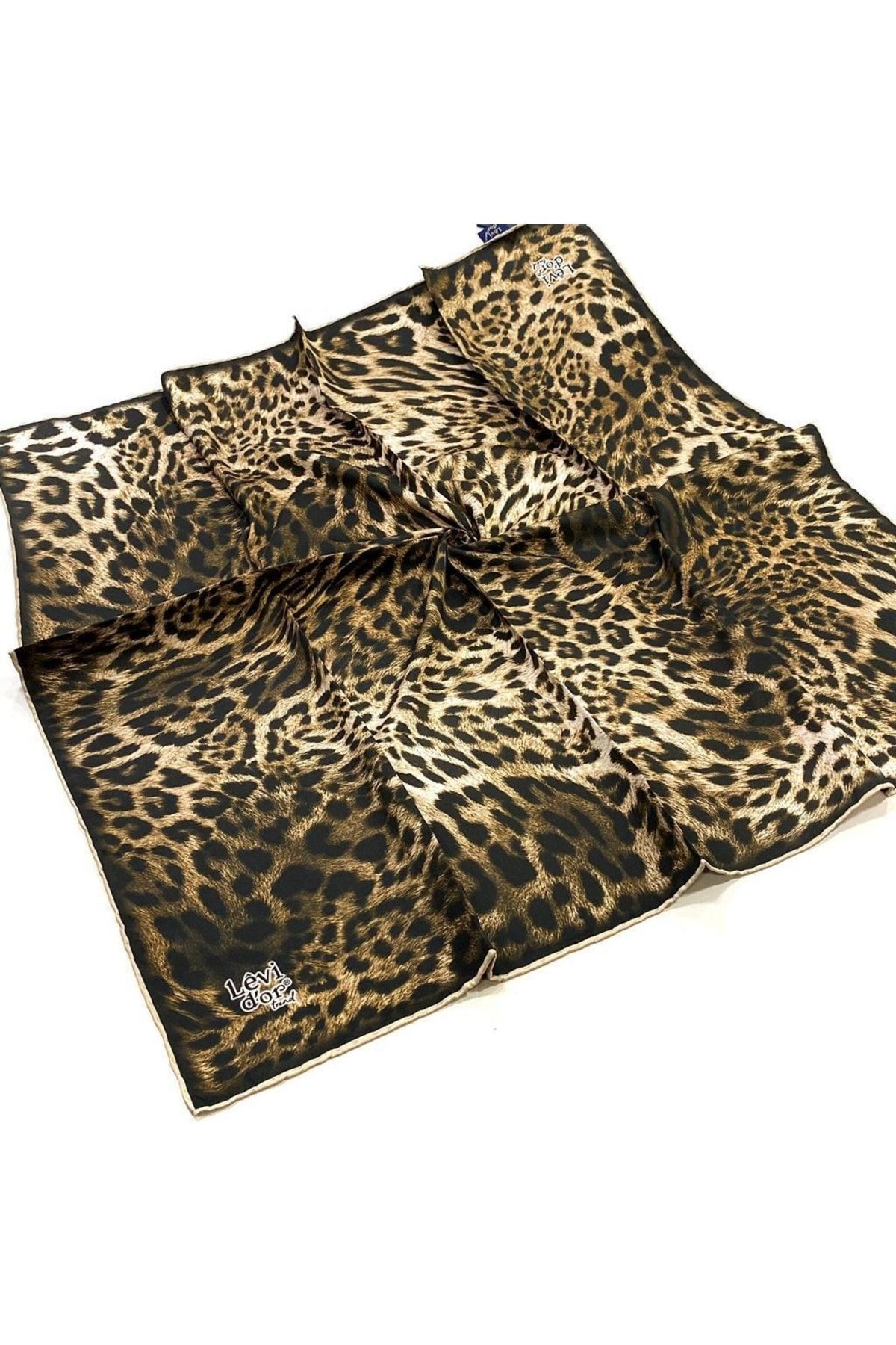 Zebra Desenli Trend Twil Eşarp E-0024-muk(1177)
