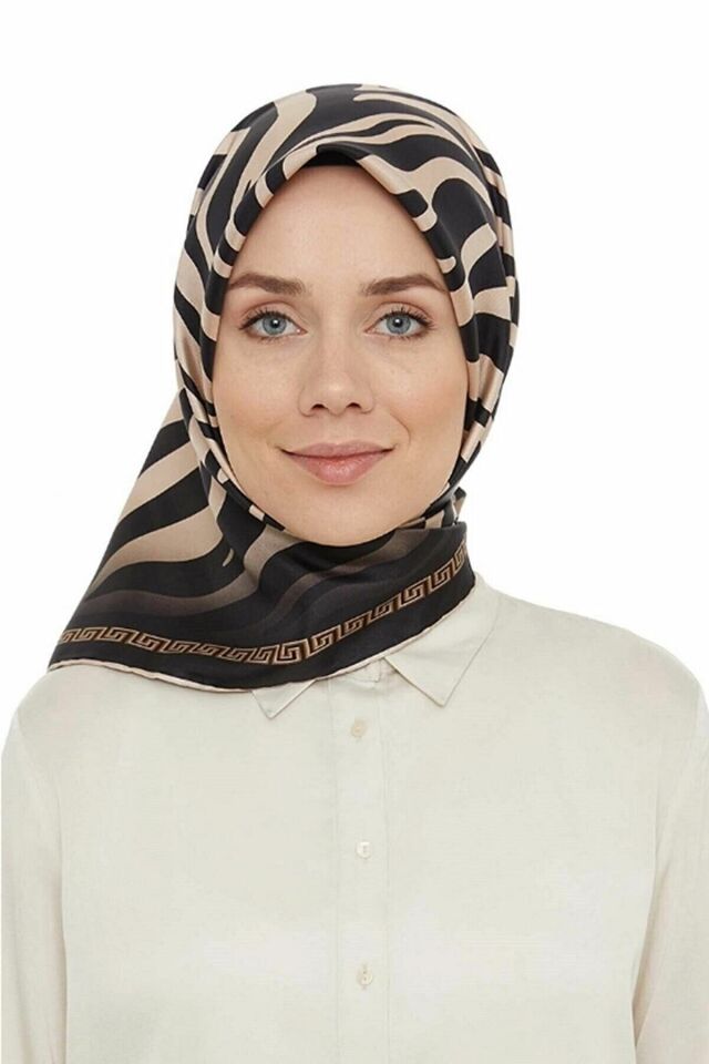 Zebra Desen Twill Eşarpalcanavm